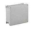 GWconnect Enclosure Die-cast Aluminum S-8000 Series External Mounting Flanges 166 x 141 x 64mm Grey RAL 9006, 100 kappaleen pakkaus