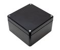 Watertight GRP Enclosure 1590 160x160x90.3mm Black Polyester IP66