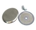 Hole Plug, 56mm, Stainless Steel, Grey