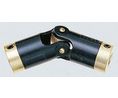 Huco Universal Joint 103.13.2424, Single, Plain, Bore 1/4 x 1/4in, 46.2mm Length