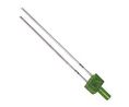 2.2 V Green LED 2 mm Through Hole, L-13GD, Pack of 5 pieces
