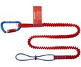 Tether Lanyard with Carabiner, Red / Blue