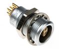 Circular Connector, 4 Contacts, Panel Mount, Socket, Female, IP50, 0S Series
