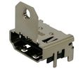 Right Angle HDMI Connector with Flange, HDMI, Socket, Contacts - 19