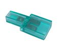 Flat Plug Connector Y, Blue / Green