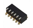 Piano Dip Switch, 6 Switches, 6PST, Mome