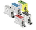 Insulated Universal Connector, Screw, 2 Poles, 1kV, 135A, Green / Yellow