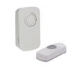 Wireless Doorbell Kit with Push-Button, 150m, White