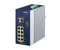 PoE Switch, Unmanaged, 1Gbps, 240W, RJ45 Ports 8, PoE Ports 8, Fibre Ports 2SFP
