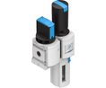 Festo G 1/2 FRL, Automatic Drain, 40um Filtration Size - With Pressure Gauge
