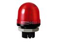 Werma EM 801 Series Red Steady Beacon, 24 V ac/dc, Panel Mount, LED Bulb, IP65