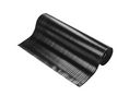 Coba Europe Black Anti-Slip Natural Rubber Mat, Wide Fluted Ribs Finish 10m x 0.9m x 3mm, Rubber, Zwart