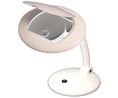 LED Magnifying Lamp with Table Lamp, 3 dpt, 12 dpt, 175 x 108mm Lens