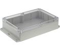 Plastic Enclosure 146x222x55mm Light Grey Polycarbonate IP65