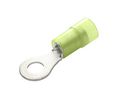 Ring Terminal, Partially Insulated, 12 ... 10AWG, Pack of 100 pieces