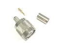 RF Connector, TNC, Plug, RG-58, Cable Mount, Straight, Welding Terminal