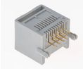 Modular Connector, Socket, RJ45, CAT5e, Right Angle, Positions - 8, Contacts - 8, Unshielded