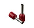 Ändhylsa, 1.5mm², Röd, 14.5mm, Paket med 100 delar
