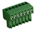 Steckbarer Klemmenblock, Rechter Winkel, 10A, 200V, Raster - 3.5mm, Pole - 7, Packung à 5 Stück