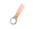 Ring Terminal, Partially Insulated, 0.5 ... 1mm², M6, Pack of 25 pieces