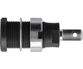 Banana Socket Black 4 mm Nickel 1kVAC 1kVDC 24A Blade Terminal, 4.8 x 0.8 mm Pack of 5 pieces