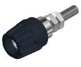 Kopplingsdon 4mm 16A 30V Svart