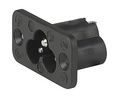 Flush-type Device Plug, C6, 250V, Pack of 10 pieces