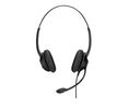 Kuulokkeet, IMPACT 200, Stereo, On-Ear, 18kHz, USB, Musta