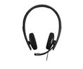 USB-C-kuulokkeet, ADAPT 100, Stereo, On-Ear, 20kHz, USB / Stereojakkiliitin 3.5 mm, Musta