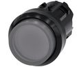 SIRIUS ACT Series Clear Momentary Push Button Head, 22mm Cutout, IP66, IP67, IP69K
