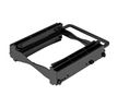 Dubbla 2,5" SSD- eller HDD-monteringsfästen för 3,5"-fack