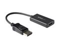 Videoadapter, DisplayPort-Stecker - HDMI-Buchse, 3840 x 2160, Schwarz