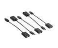 Videoadapter, 5 Stück, DisplayPort-Stecker - VGA-Buchse, 2048 x 1280, Schwarz