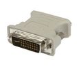 Adapter, DVI-I 24+5-stifts kontakt - VGA-sockel