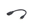 Videoadapter, Mini-HDMI-Stecker - HDMI-Buchse, 3840 x 2160, Schwarz