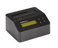 USB 3.0 diskrensare och docka för 2,5" och 3,5" SATA SSD / HDD-enheter