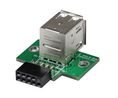 2-Port-Adapter, IDC - USB-A 2.0-Buchse