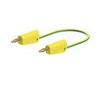 Test Lead PVC 32A Zinc Copper / Gold-Plated 500mm 2.5mm² Green / Yellow