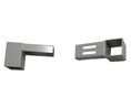 Connector Set for RL Perforated Panels, Light Grey