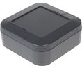Low Profile Case WP 100x100x40mm Charcoal Grey ABS IP67
