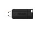 USB Stick, PinStripe, 16GB, USB 2.0, Black