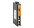 Ethernet Switch, RJ45 Ports 4, Fibre Ports 1SFP, 1Gbps, Unmanaged