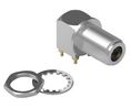 RF Connector, N-Type, Brass, Socket, Right Angle, 50Ohm, Soldering