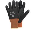 TEGERA Black, Orange Work Gloves, Size L, Pack of 6 Pairs