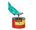 Justrite Steel Plunger Can, 1.9L