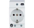 Eaton Z-SD White 1 Gang Plug Socket, 16A, Schuko, Indoor Use