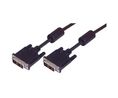 Male DVI-D Single Link to Male DVI-D Cable, 3 ftBlack sheath