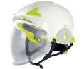 Delta Plus ONYX 2 White Safety Helmet with Chin Strap, AdjustableVentilated