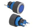 RS PRO Blue Panel Mount Indicator, 12 V, Pin Terminal Termination, IP65