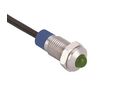 RS PRO Green Panel Mount Indicator, 24 V, Lead Termination, IP67